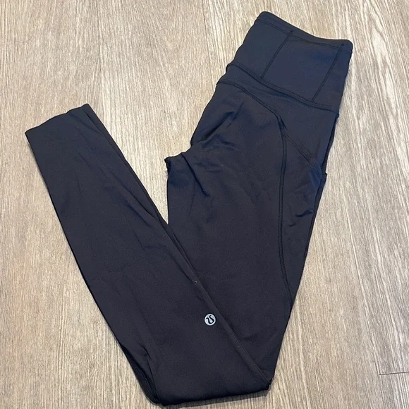 Lululemon Fast & Free High Rise Thermal Tight 28” 5 Pocket Leggings Size 2 - Picture 1 of 6